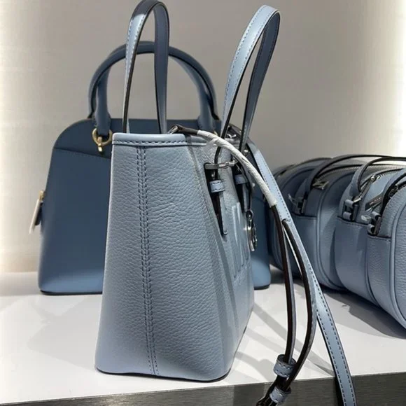 Michael Kors Xs Cryl Conv Tz Tote Pale Blue - Picture 9 of 16